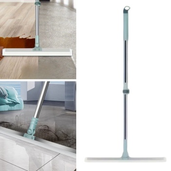 Biyomak® Teleskopik Oynar Başlıklı Cam,Zemin Silme Aparatı Çekçek