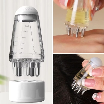 ® Mini Saç Derisi ve Cilt Bakım Serum Aplikatörü Saç Serum Şişesi
