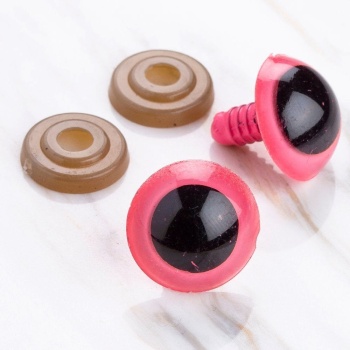 ® Loren 18 mm Pembe 5 Çift Amigurumi Göz