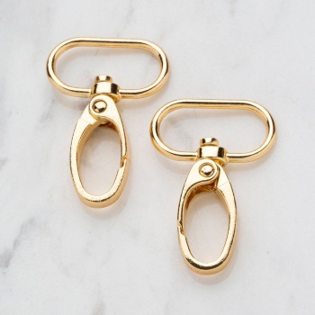 ® Loren 3 cm 2 li Altın Rengi Makrome Anahtarlık Kan