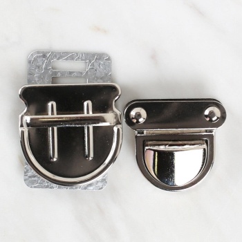 ® Loren Metal Çanta Kilidi Gümüş