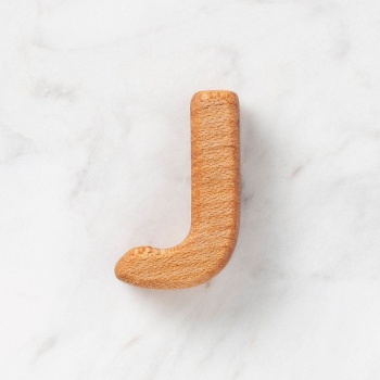 ® Hobi Baby Organik Ahşap Harf - J