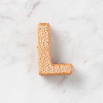 ® Hobi Baby Organik Ahşap Harf - L