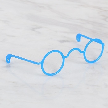 ® Loren Plastik Amigurumi Gözlük Koyu Mavi