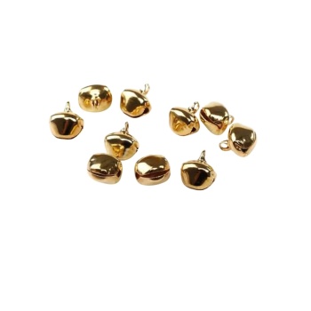 ® Amigurimi Mini Çan Altın Renk Çan 5li