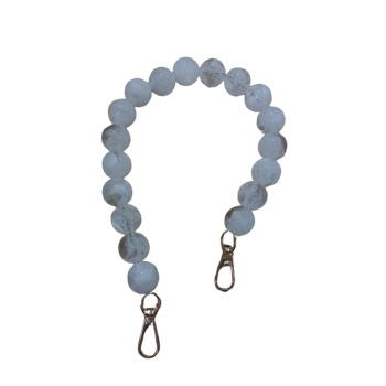 Biyomak® Çanta Askısı 40 cm Akrilik Yuvarlak Sedef