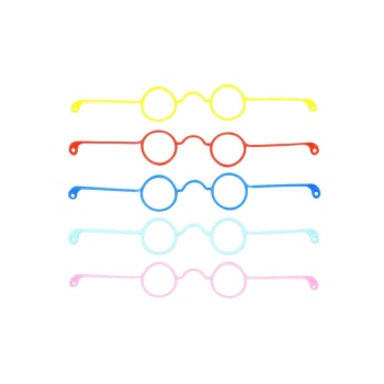 ® Amigurumi Gözlük 5 Adet Renkli