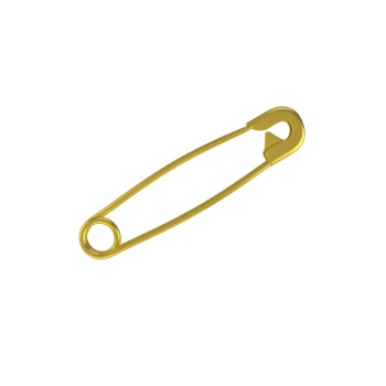 ® Çengelli İğne 3 cm Altın Renk 50 Adet