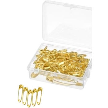 ® Çengelli İğne 50li Altın Kutuda 3cm