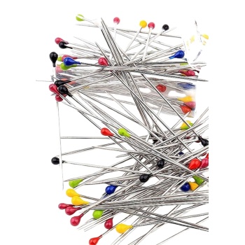 ® Minelli İğne Kutulu Renkli Başlı 100lü