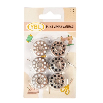 Biyomak® Makine Masurası İplikli Siyah-Beyaz 6lı