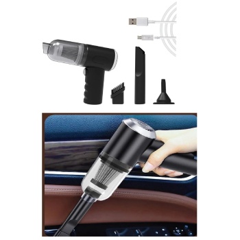 ® 120 W Şarjlı El Süpürgesi Çekme Üfleme Özellikli Ev Araba Klavye Süpürgesi