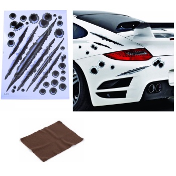 ® Araç Sticker Seti Yara Bere Oto Sticker Yara Şeklinde 3D