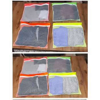 ® 4 Adet 4 Renk Bavul İçi Düzenleyici - Fermuarlı Valiz Organizeri