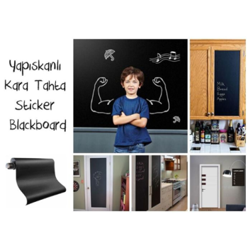 Biyomak® Yapışkanlı Kara Tahta-Yazı Tahtası: Sticker Blackboard
