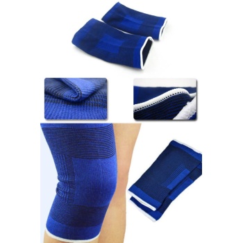 Biyomak® 2 Li Elastik Dizlik - Egzersiz ve Spor Dizliği Büyük Boy 23 cm