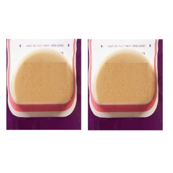 ® 2 Adet 7 Cm Yuvarlak Mucize Makyaj Süngeri Allık Pudra Krem Fondöten Süngeri