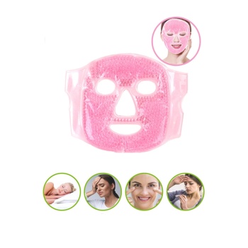 Biyomak® Jel Boncuklu Yüz Maskesi -Soğuk Sıcak Jel Yüz Maskesi Buz -Sıcak Press