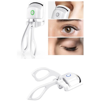 ® Silikon Uçlu Elektrikli Kirpik Kıvırıcı 2 Sıcaklık Modlu USB Şarjlı Kolay Rimel Kirpik Bigudisi