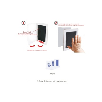 Biyomak® El Ayak İzi Kalıbı Seti