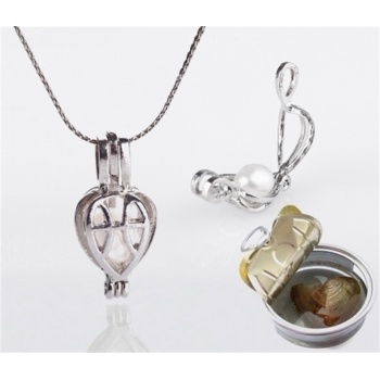 ® İstiridye Kabuğunda Gerçek İnci Kolye