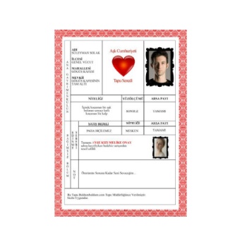 ® Aşk Cumhuriyeti Tapusu