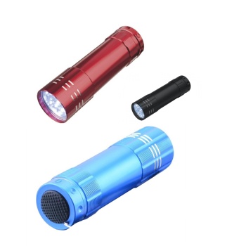 Biyomak® 3 Adet 9 Ledli Metal Mini El Fener