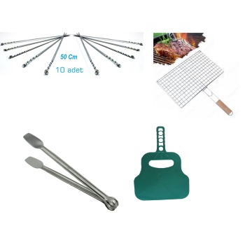 ® Mangal Seti (Maşa - Şiş - Izgara - Yelpaze)