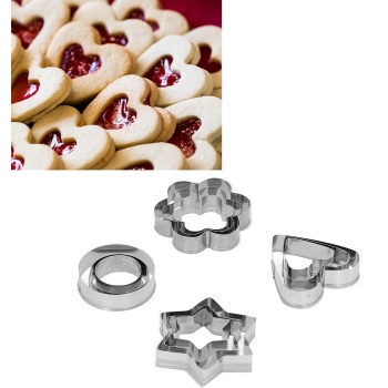 ® Kek Kalıbı - Bisküvi Kalıbı - Fondan Kalıbı 12 Adet