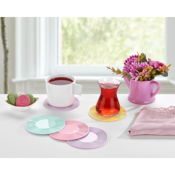 Biyomak® Silikon Bardak Altlığı - 3 adet