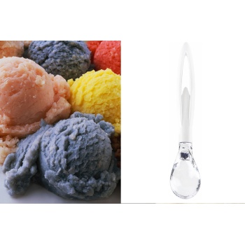 ® Dondurma Kaşığı - Şeffaf Mika Uçlu