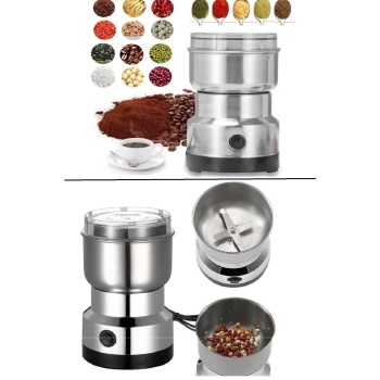 ® 4 Bıçaklı Elektrikli Öğütücü Blender Kahve Fındık Baharat Tahıl Biber Değirmeni