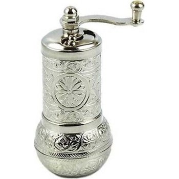 ® Osmanlı Motifli Kahve ve Baharat Değirmeni Gümüş