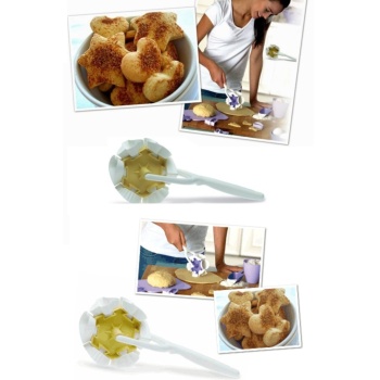 ® Kurabiye Ruleti Çiçek Kalp Üçgen Muffin şekillerinde Kurabiye Şekillendirici