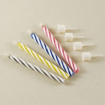 ® Pasta Mumu - Sönmeyen Mum - 10 Adet - Tekrar Yanan Mum