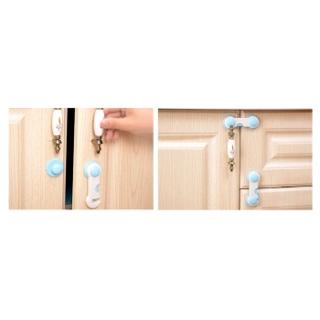 ® Çocuk Koruma Kilidi - Geçmeli 2 Adet Dolap Kilidi