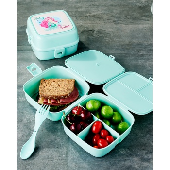 Biyomak® 4 Bölmeli Çatallı Beslenme Kabı - Diyet Kabı  dir