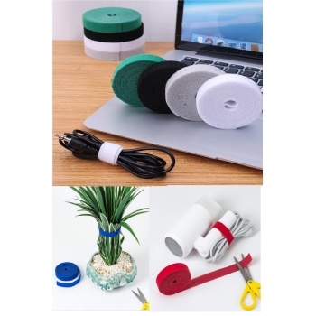 ® Kesilebilir Kablo  Tutucu Kulaklık Fare Airfry Ev Ofis İçin Cırt Sabitleyici Kablo Düzenleyici