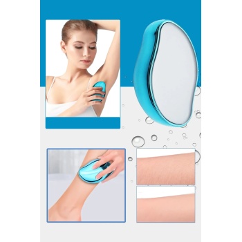 Biyomak® Kristal Epilatör Acısız Manuel Tüy Dökücü Epilatör Tüy Silgisi Epilasyon Aleti Kol Bacak Koltuk Altı