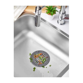 ® Yuvarlak  Süzgeçli Silikon Mutfak  Lavabo Ve Küvet Süzgeci Gider Süzgeci