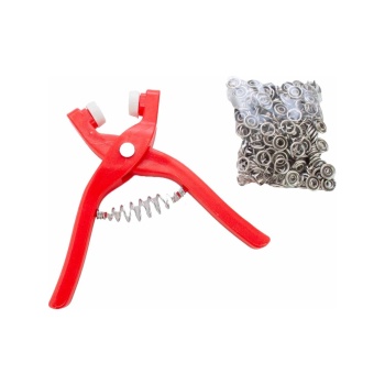 Biyomak® Yuvarlak Halkalı Kuş Gözü Pensesi 9.5 Mm - Bebek Elbise Çıtçıt Montaj Seti