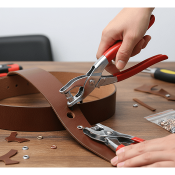 Biyomak® Kemer Delme Perçin Atma Pensesi 2 li Seti