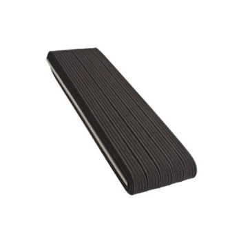 ® Lastik En 0,5 cm 10 Metre Siyah