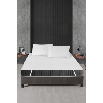 ® Alez Pamuklu Dört Köşe Lastik Yatak Koruyucu 160*200 cm
