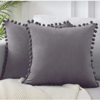 Biyomak® 2li ponponlu kırlent kılıf seti 40 x 40