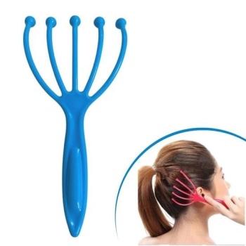 Biyomak®  Çok Fonksiyonlu 5 Uçlu Bilyeli Baş Boyun Bacak Kol Masaj Alet Rahatlatıcı Kafa Masaj Aparatı