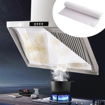 ®  2li Yağ Emici Duman Önleyici Pratik Mutfak Davlumbaz Koruyucu Dayanıklı Yedek Filtre 45x90cm