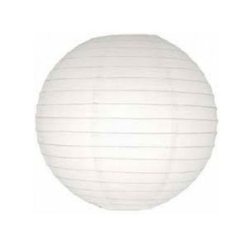 Biyomak®Dekoratif Çin Feneri Kağıt Lamba Beyaz - DEV BOY