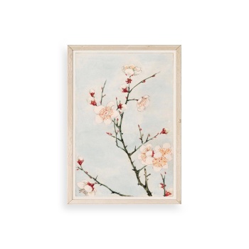 Cherry Blossom Ahşap Çerçeveli Tablo