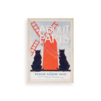 Richard Harding Davis Ahşap Çerçeveli Tablo